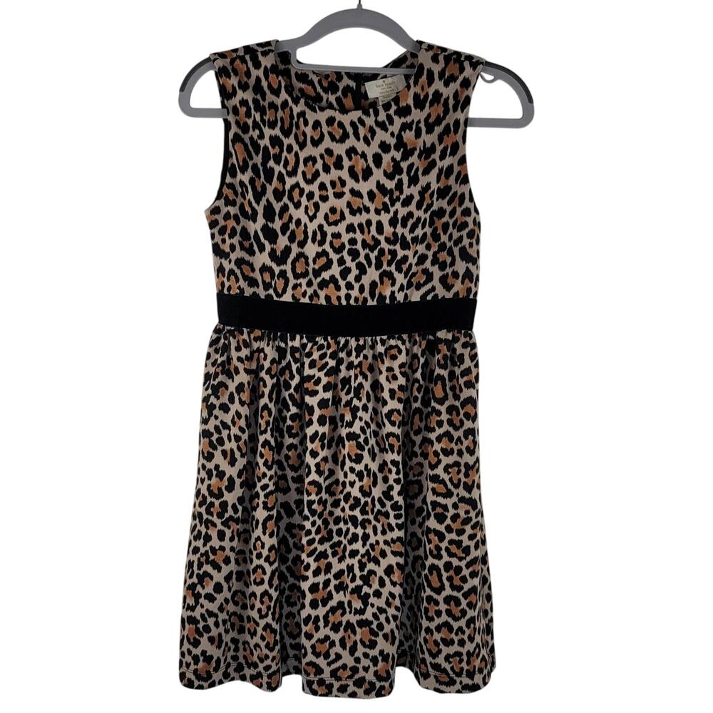 Kate Spade New York Skirt the Rules Leopard Dress Girls 12 NWT MSRP $128